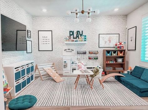 Small Kids Playroom, Playroom Layout, Playroom/guest Room, Boy Playroom, Loft Playroom, Playroom/living Room, Small Playroom, Indoor Playroom, Kid's Playroom