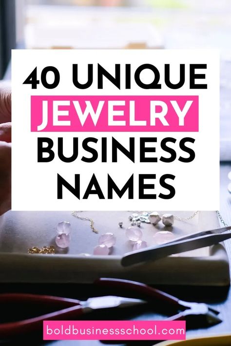 Starting a jewelry business is like crafting a perfect piece of art – every detail matters. Here are 10 dazzling jewelry business names: #jewelrystorenames #jewelrycompanynames #jewelrybusinessnameideas Welded Jewelry Business Names, Piercing Business Name Ideas, Business Names For Jewelry, Permanent Jewelry Business Name Ideas, Jewellery Names Ideas, Earring Business Name Ideas, Bracelet Brand Name Ideas, Permanent Jewelry Name Ideas, Jewelry Store Names Ideas