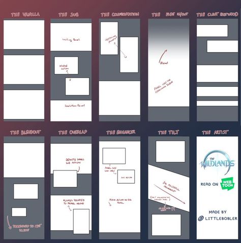 @littlebobler: In todays stream we talked aout giving out some assets on how to panel in scroll format, so here they are. Webtoon Template Layout, Webcomic Tutorial, Webcomic Ideas, Webtoon Tips, Manga Making, Comic Help, Webtoon Panels, Make A Comic Book, Novel Tips