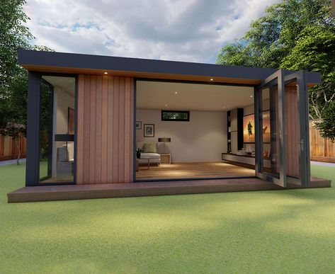 Our Range. Bespoke Garden Rooms, Offices and Studios Kent. Modern Garden Rooms Uk, Garden Cinema Room, Outdoor Meeting Room, Garden Room Uk, Garden Room Indoor, Garden Office Interior Ideas, Garden Annexe Guest Houses, Garden Room Interiors Ideas, Garden Building Ideas