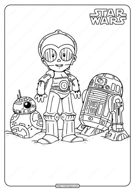 Printable Star Wars Droids Coloring Pages  #starwars #droid #droids #coloring #drawing #painting #coloringpage #cartoon #printable Star Wars Coloring Sheet, Star Wars Coloring Pages, Star Wars Coloring Book, Star Wars Coloring, Cute Star Wars, Lego Coloring, Lego Coloring Pages, Star Wars Colors, Drawing Stars