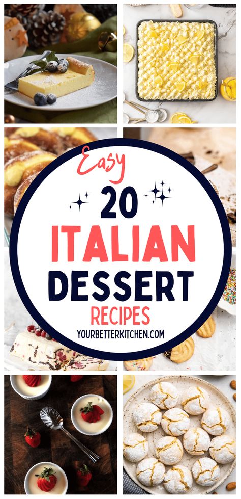 Italian Pastry Recipes, Italian Cookies Authentic, Italian Dessert Recipes, Authentic Italian Desserts, Italian Baking, Semifreddo Recipe, Italian Desserts Easy, Italian Desserts Traditional, Italian Meals