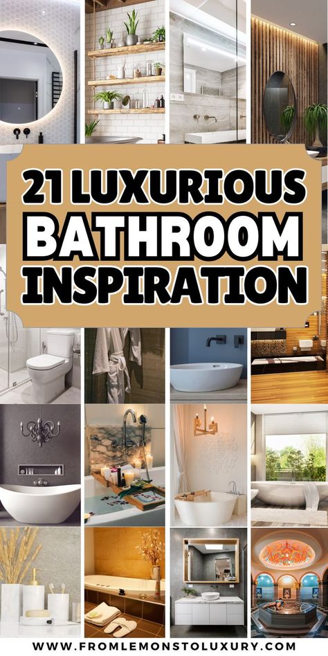 luxury bathroom ideas Luxurious Small Bathroom Ideas, Rich People Bathrooms, Elegant Small Bathrooms, Modern Bathroom Sink Ideas, Upscale Bathroom Ideas, Modern Chandelier Bathroom, Master Baths Luxury, Luxury Bathroom Design Ideas, Luxury Vanity Ideas Bathroom