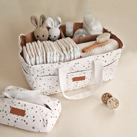 On The Go – Petit Filippe Nappy Caddy, Diaper Organizer, Whimsical Baby Shower, Baby Diy Sewing, Diaper Organization, Baby News, Diaper Caddy, Tiny People, Kids Bedroom Inspiration