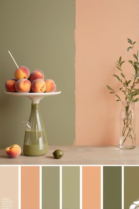 Curious about the art of achieving success? This article unveils the secrets to unlock your potential. Explore now! #ad     #Colortrend #wallpaint2024  #color2024  #DIYpainting  ##DIYhomedecor  #Fixhome Peach And Olive Green Bedroom, Dark Green And Peach Color Palette, Light Coral Walls, Bold Kitchen Wall Colors, Green And Peach Kitchen, Pistachio Wall Color, Peach And Green Living Room, Peach And Sage Bedroom, Peach And Green Bathroom