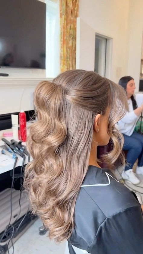 Debs Hairstyles, Bridesmaid Hair Inspo, Bridemaids Hairstyles, Guest Hair, Bridesmaid Hair Makeup, Bridal Hair Inspiration, 2024 Prom, Ball Hairstyles, Hoco Hairstyles