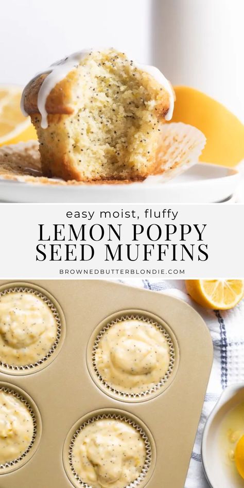 Raspberry Lemon Poppyseed Muffins, Lemon Buns Recipe, Muffin Recipes Unique, Lemon Muffins Poppyseed, Lemon Poppyseed Muffins Recipe, Moist Lemon Poppyseed Muffins, Lemon Poppyseed Recipes, Muffin Flavours, Cafe Food Recipes