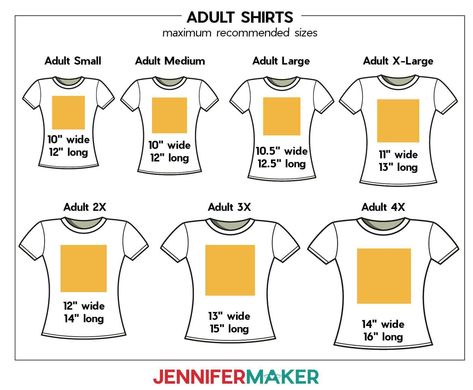 Sublimation T-Shirts for Beginners: Tips and Designs Pocket Size For Sublimation, Shirt Size Chart For Sublimation, Htv Design Size For Shirts, Sublimation Image Size Chart, Cricut T Shirts Designs, Silhouette Shirt Design, Sublimation Print Sizes For Shirts, Sublimation Shirt Prices, Sublimated Shirt Ideas