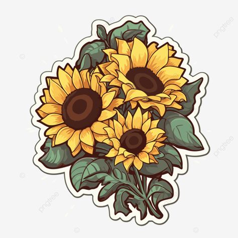 sunflower flower sticker vintage collection vector sticker design clipart Vintage Flowers Stickers, Stickers Aesthetic Vintage, Stickers Sunflower, Vintage Aesthetic Stickers Printables, Sunflower Vector, Sticker Clipart, Sunflower Sticker, Kindle Stickers, Sunflower Clipart