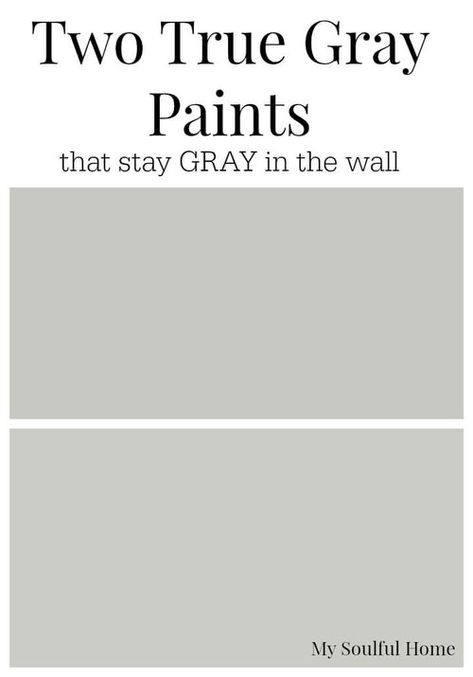 True Grey Paint Color, Interior Paint Colors For Living Room, Gray Paint Colors, Stonington Gray, Benjamin Moore Gray, Interior Paint Colors Schemes, Best Interior Paint, Paint Color Schemes, Gray Paint