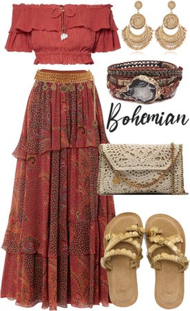 Look Hippie Chic, Boho Fits, Look Boho Chic, Mode Tips, Mode Hippie, Boho Summer Outfits, Bohemian Style Clothing, Earthy Outfits, Estilo Hippie