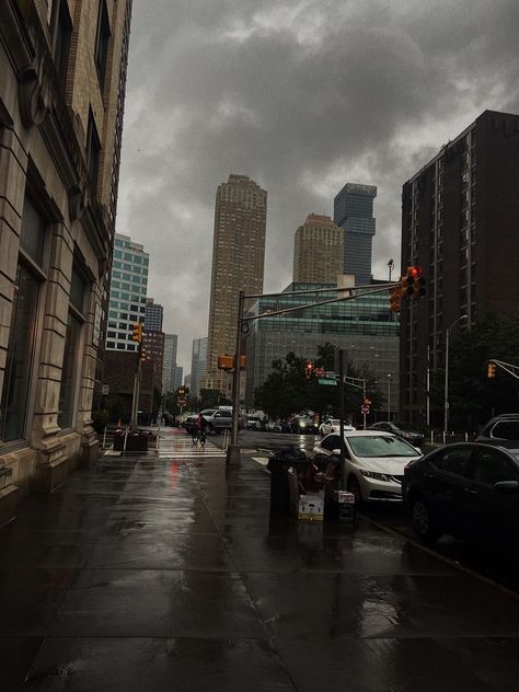 Jersey City Aesthetic, Rainy City, Traffic Light, Jersey City, Night City, City Aesthetic, City Girl, Pretty Words, Pretty Pictures