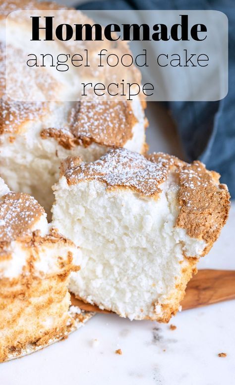 Homemade Angel Food Cake, Savory Cakes, Future Chef, Angel Food Cake, Cake Mix Cookies, Cupcake Cake, Food Cake, Angel Food, Savoury Cake