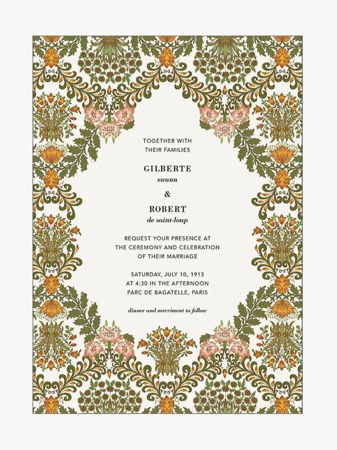 Vogue’s Edit of the Best Wedding Invitations and Save the Dates to Order Online | Vogue Silk Textiles, Damask Wedding, Indian Wedding Invitation Cards, Flyer Design Inspiration, Paperless Post, Wedding Invitations Online, Indian Wedding Invitations, Design Brochure, Floral Damask