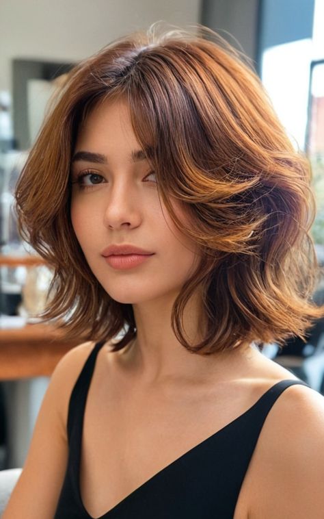 25 Stunning Butterfly Haircut Ideas To Elevate Your Style - Best Review Butterfly Haircut, Butterfly Cut, Hair Undercut, Chin Length Hair, Haircuts For Wavy Hair, Voluminous Hair, Girl Haircuts, Butterfly Hair, Short Hair Haircuts