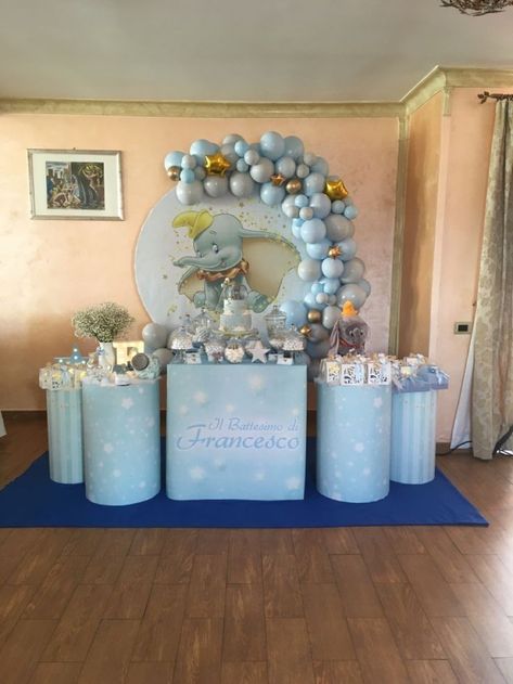 Dumbo Theme Birthday Party, Dumbo Theme Party, Dumbo Decorations, Dumbo Baby Shower Ideas, Dumbo Party Ideas, Dumbo Baby Shower Theme, Boho Rainbow Birthday Party, Dumbo Birthday Party, Elephant Birthday Party