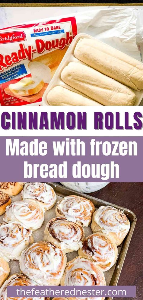 Frozen Bread Dough Recipes Ideas, Cinnamon Rolls From Frozen Bread, Rolls From Frozen Bread Dough, Rhodes Bread Dough Recipes, Frozen Dough Recipes, Frozen Bread Dough Recipes, Rhodes Bread Dough, Homemade Cinnamon Rolls Easy, Homemade Bread Dough