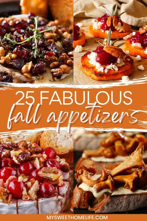 Ohio State Appetizers, Fall Appetizer Recipes Healthy, Fall Appetizers For Dinner Party, Fall Theme Potluck Ideas, Autumn Canapes, Orange Food Recipes, Thanksgiving Shareables, Football Themed Friendsgiving, Cute Fall Appetizers