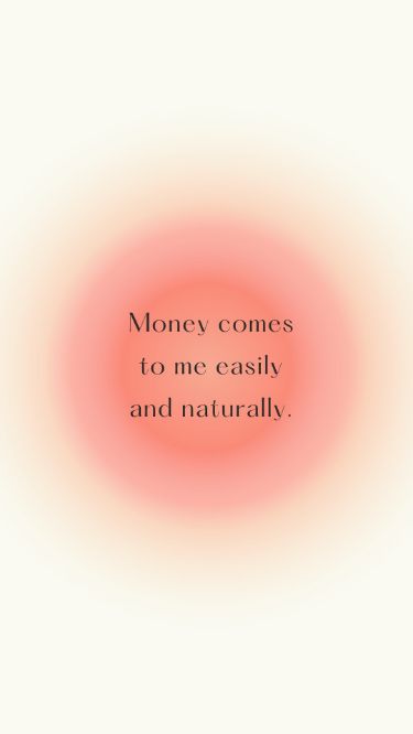 wealth affirmations aesthetic Positive Affirmation Wallpaper Aesthetic, Affirmation Wallpaper Aesthetic, Money Comes To Me Easily, Money Comes To Me, Positive Affirmation Wallpaper, Flow Quotes, Aesthetic Money, Affirmation Wallpaper, Abundance Quotes