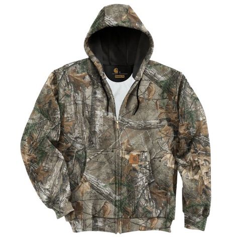 Carhartt Men's 977-Realtree Xtra Midweight Realtree Xtra® Camo Hooded Zip-Front Sweatshirt - front Country Style Outfits, Carhartt Hoodie, Western Wear Outfits, Cute Country Outfits, Camo Hoodie, Country Outfits, Dream Clothes, Western Outfits, Comfy Outfits