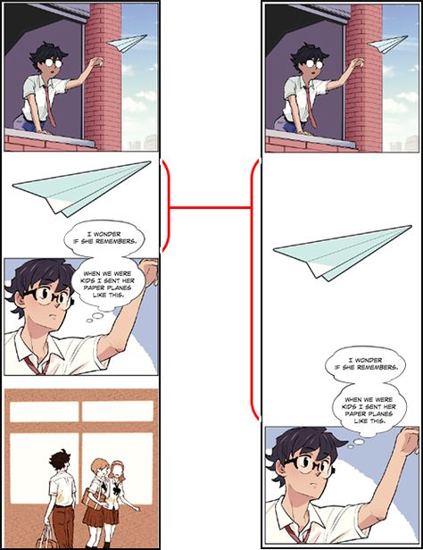 Tips for Creating Vertical Scrolling Webtoons | Art Rocket Webcomic Panel Layout, How To Draw A Comic Strip, Vertical Comic Layout, Drawing Webtoon Tips, Making A Webcomic, Creating A Webtoon, Webtoon Style Drawing Tutorial, Webtoon Making Tips, Webtoon Comics Tips