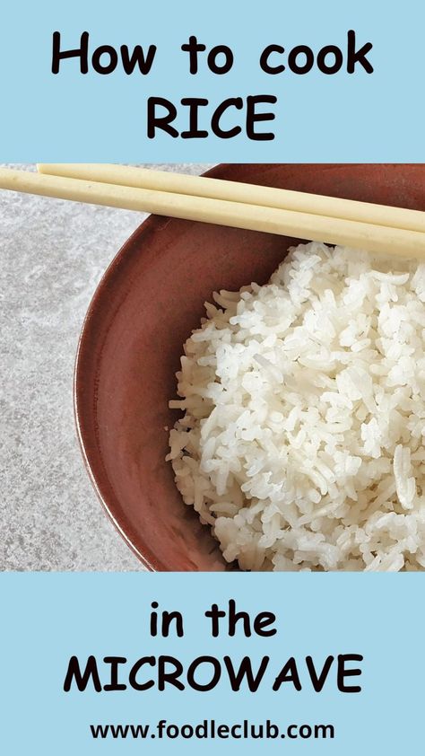 Complete instructions on how to cook rice in the microwave, light and fluffy every time. #perfectrice #rice #microwave Boiling Rice On Stove, Boil Rice On Stove, Perfectly Cooked Rice, Stovetop Rice How To Cook, Cooking Long Grain Rice On Stove, How To Cook Long Grain White Rice, Long Grain Rice How To Cook, How To Cook Rice On The Stove, Cooking Rice On Stove