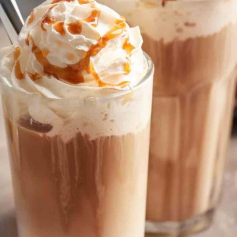 Homemade McDonald’s Frappe Copycat Recipe - IzzyCooking Chocolate Chip Frappe Recipe, Frappe Mcdonalds, Frappe Recipe Mcdonalds, Frappe Drinks, Homemade Mocha Frappe, Mcdonalds Caramel Frappe, Mcdonalds Mocha Frappe, Caramel Frappe Recipe, Coffee Milkshake Recipe