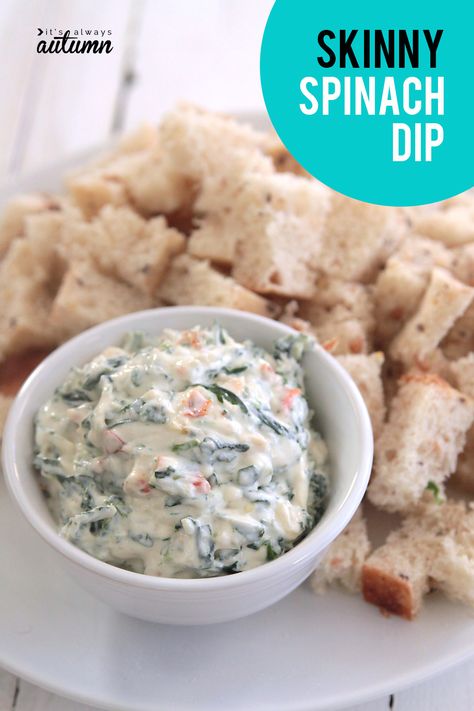 Low Cal Spinach Dip, Ww Spinach Dip, Low Calorie Vegetable Dip, Ww Dips, Knorr Vegetable Dip, January Reset, Spinach Dip Cold, Low Calorie Appetizers, Healthy Spinach Dip