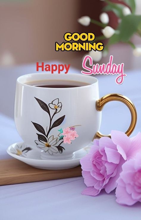 Happy Sunday Flowers, Good Morning Puppy, Trending Wallpapers, Sunday Morning Wishes, Tuesday Quotes Good Morning, Nice Good Morning Images, Happy Sunday Images, Good Morning Sunday Images, Happy Sunday Morning