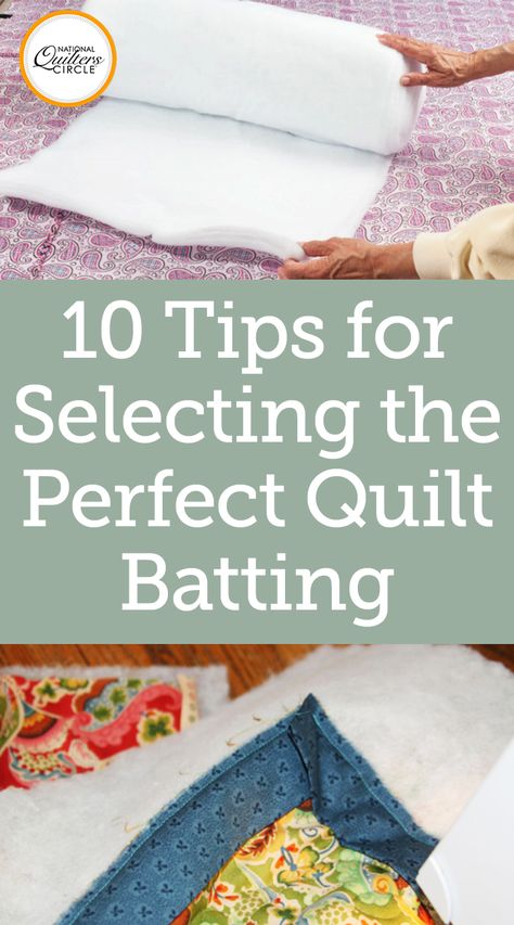 High Loft Quilt Batting, Using Fleece As Batting, Quilt Batting Alternative, Batting For Quilts, Quilting Beginners, Batting Fabric, History Of Quilting, Making Quilts, Quilt Studio