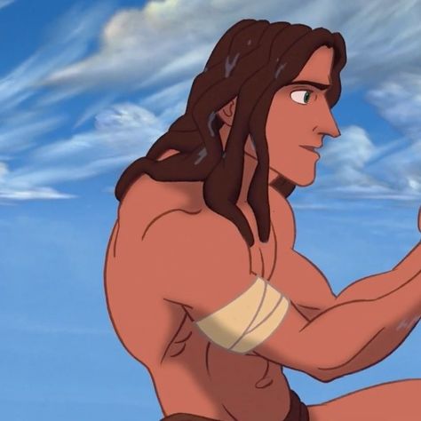 tarzan || matching icon || icon Tarzan And Jane Matching Pfp, Hot Animated Characters Men Disney, Hear Me Out Cakes Characters, Cartoon Crushes Fictional Characters, Tarzan Anime, Cartoon Asthetic Picture, Childhood Crushes Cartoon, Tarzan Aesthetic, Here Me Out Characters