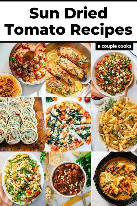 Unleash sweet and tangy flavor with these vibrant recipes with sun-dried tomatoes! From creamy pastas to rustic pizzas, discover ways to infuse your dishes with savory depth. #sundriedtomato #sundriedtomatorecipe #sundriedtomatorecipes #easyrecipes #sundriedtomatoideas Sundried Tomato Paste Recipes, Sun Dried Tomatoes In Oil Recipes, Recipes Using Sun Dried Tomatoes In Oil, Sundry Tomatoes Recipes, Recipes With Sun Dried Tomatoes, Dried Tomato Recipes, Sun Dried Tomato Recipes, Creamy Pastas, Sundried Tomato Recipes