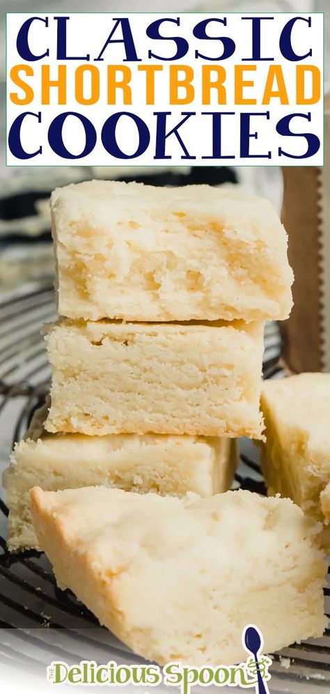 Traditional Shortbread Recipe, Best Shortbread Cookie Recipe, Best Shortbread, Shortbread Recipe Easy, Butter Shortbread Cookies, Best Shortbread Cookies, Dessert Squares, Shortbread Cookies Easy, Bakery Treats