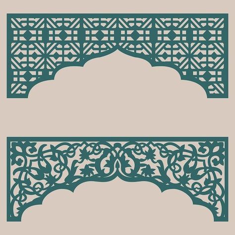 Mandir Vector Design, Cnc Jali Design For Temple, Cnc Arch Design, Arch Cnc Design, Mandir Mehrab Design Cnc, Arch Wooden Design, Cnc Design Mandir, Mandir Mehrab Design, Mandir Jaali Designs