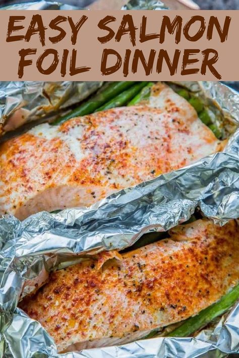 Foiled Fish Recipes, Grilled Foil Salmon, Salmon Foil Packs In Oven, Oven Cooked Salmon In Foil, Aluminum Foil Salmon Recipes, Salmon In Aluminum Foil, Salmon Tin Foil Packet, Foil Salmon Recipes Ovens, Camping Salmon Foil Packets