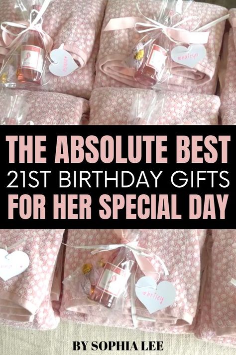 My friens is turning 21 this year and I honeslty could not think of better 21st birthday gifts for her special day than these! Gifts For Girl 21 Birthday, 21 Presents For 21st Birthday Gift Ideas, 21st Gifts For Her, 21 Birthday Gifts Ideas, Girlfriend 21st Birthday Ideas, Birthday Gifts For 21st Birthday, 21st Birthday Package Ideas, 21st Birthday Box Ideas, Meaningful 21st Birthday Gifts