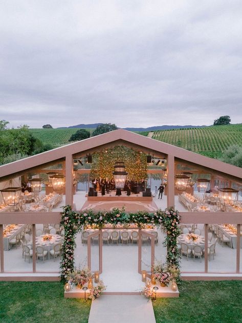 Napa Valley | California — Laurie Arons Special Events Ideas Decoracion Salon, Event Venue Design, Glass House Wedding, Event Venue Spaces, Wedding Salon, Events Place, Tented Wedding, Napa Valley Wedding, Dream Venue