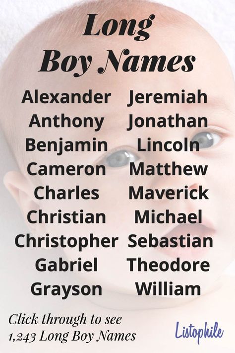 Long Names For Boys, Country Future, Long Boy Names, Literary Names, Long Names, Male Names, Cool Boy Names