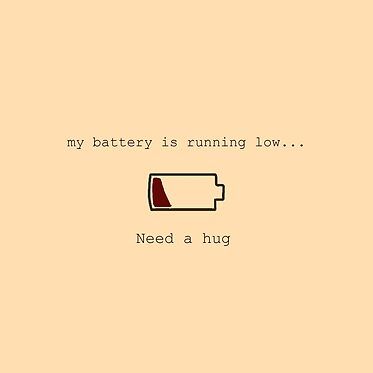 Need a Hug... Sometimes you juz need a hug u knw? Wear this infront of the person u wanna get a hug from hehe One big can charge u alll up!! ♥️♥️♥️ Check out our redbubble store 👇 #motivazensei #redbubble #redbubbleartist #battery #hugs #love #minimalist #minimalistart #2020 #drawings #drawing #art #aesthetic #pastel colour #lifequotes #warm #gifts #wallpaper #motivationalquotes Battery Low Wallpaper, Low Battery Aesthetic, Can I Get A Hug, Drawing Art Aesthetic, I Need Your Hug, Ide Scrapbook, Warm Gifts, Hug Pictures, Need A Hug