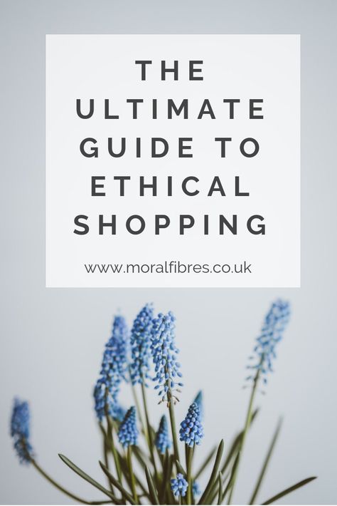 Step up your ethical shopping game with this ultimate guide to ethical shopping. From where to shop to how to shop and when not to shop, it's all here. Minimalistic Lifestyle, Sustainability Tips, Ethical Living, Eco Lifestyle, Writing Guide, Plastic Free Living, Eco Friendly Garden, Eco Green, Ethical Shopping