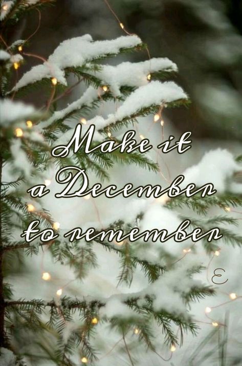 Make it a December to remember Make It A December To Remember, A December To Remember, December To Remember, Seasons Months, Fantasy Drawings, Remember Quotes, No Ads, Screen Wallpaper, Christmas Greetings