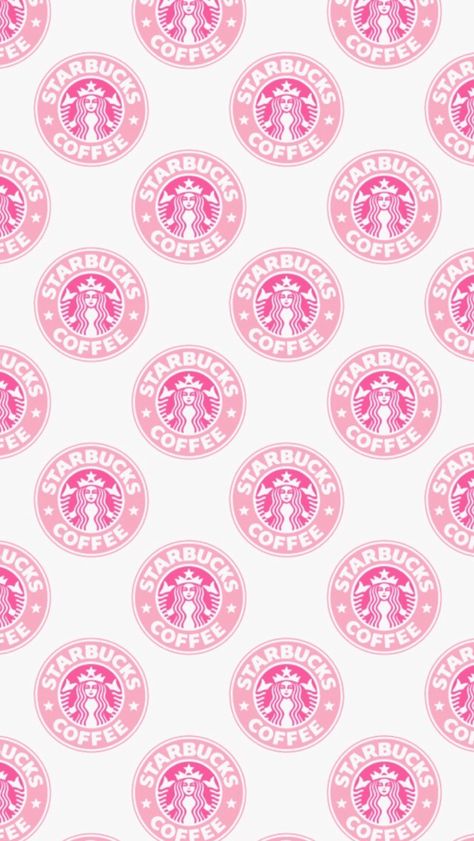 Pink Starbucks Wallpaper, Starbucks Wallpapers, Wall Paper Pink, Cool Background Designs, Starbucks Wallpaper, Pink Latte, Pink Images, Printables Free Kids, Starbucks Logo