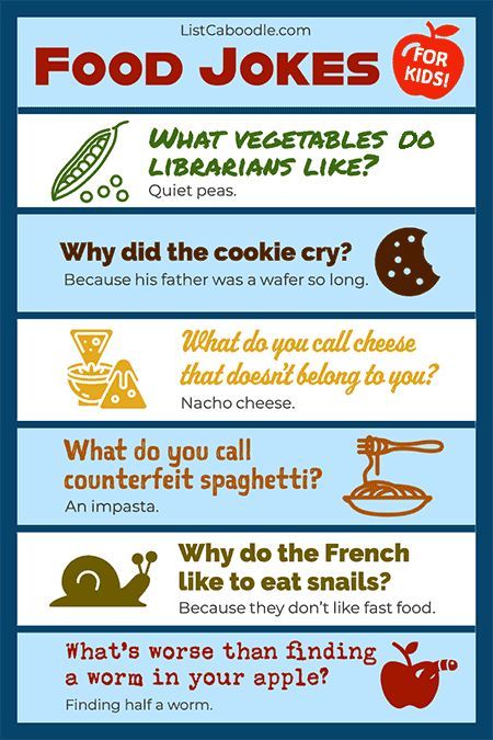 A list of the funniest food jokes for kids. Kids Jokes And Riddles, Funny Food Jokes, Life Raft, Food Jokes, Sinking Ship, Kids Questions, Lunchbox Jokes, Kids Notes, Funny Jokes For Kids