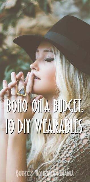 Boho on a Budget: 10 DIY Wearables {DIY Bohemian Clothing} Boho On A Budget, Diy Boho Clothes, Diy Bohemian, Bohemian Diy, Hippie Mom, Bohemian Mama, Bohemian Crafts, Diy Fashion Trends, Affordable Boho