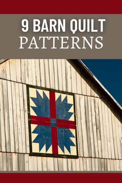 Discover the charm of barn quilt patterns! Elevate your space with our collection featuring intricate designs and vibrant colors. From traditional to modern, find the perfect pattern to showcase your creativity. Transform any surface into a work of art with these stunning barn quilt patterns. Start your quilting journey today! Simple Barn Quilt Patterns, How To Make A Barn Quilt, Barn Quilt Patterns Meanings, Crochet Blanket Variegated Yarn, Barn Quilt Designs Block Patterns, Barn Quilts Diy, Barn Quilt Patterns Templates Easy, Wooden Barn Quilts, Free Barn Quilt Patterns