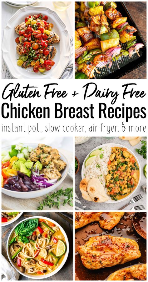 Dairy Free Chicken Breast Recipes, Gluten Free Chicken Breast Recipes, Allergy Friendly Meals, Chicken Recipes Dairy Free, Gluten Free Dairy Free Recipes Dinner, Low Carb Options, Dairy Free Keto Recipes, Gluten Free Chicken Recipes, Dairy Free Recipes Dinner