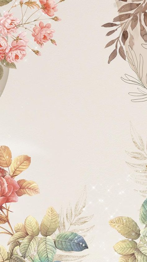 Writing Background Design Aesthetic, Vintage Floral Background Wallpapers, Free Phone Wallpaper Backgrounds, Aesthetic Invitation Background, Peach Floral Background, Flower Border Design Aesthetic, Flower Background Aesthetic, Background Aesthetic Vintage, Vintage Public Domain