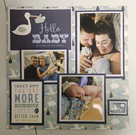 Birth Scrapbook Layouts, Baby Scrap Booking Idea, Birth Scrapbook Ideas, Newborn Scrapbook Layouts, Scrapbook Ideas Baby Girl, Baby Shower Scrapbook Layouts, Newborn Scrapbook Ideas, Baby Scrapbook Ideas Layout, Scrapbook Ideas Baby