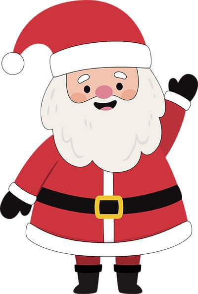 Santa Claus Cartoon Drawing, Santa Cartoon Drawing, Santa Easy Drawing, How To Draw Santa For Kids, How To Make Santa Claus, Santa Clause Drawings For Kids, Santa Claus Pictures Cartoon, Easy Santa Drawing For Kids, How To Draw Santa Claus