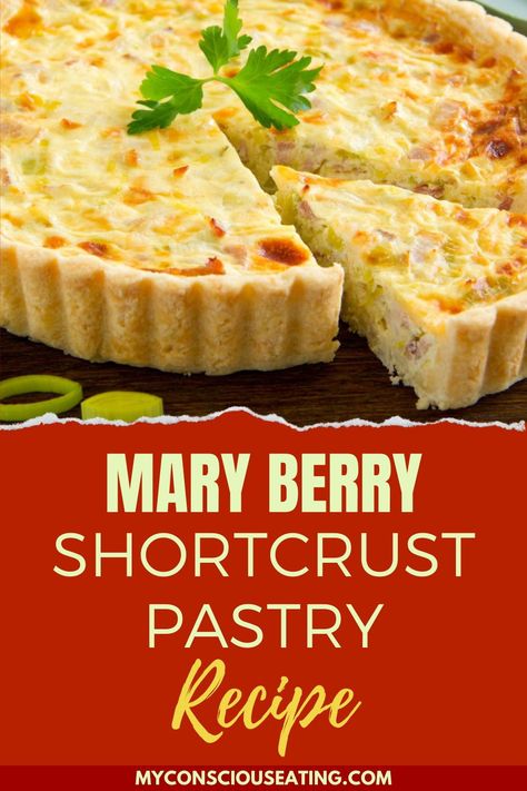 Crafting Mary Berry's Shortcrust Pastry has honed my pie-making skills to perfection. The buttery, flaky texture is what sets this recipe apart. Always keep your ingredients cold for that perfect crumbly finish! #MaryBerryShortcrustPastry #LeonBistro #BakingTips